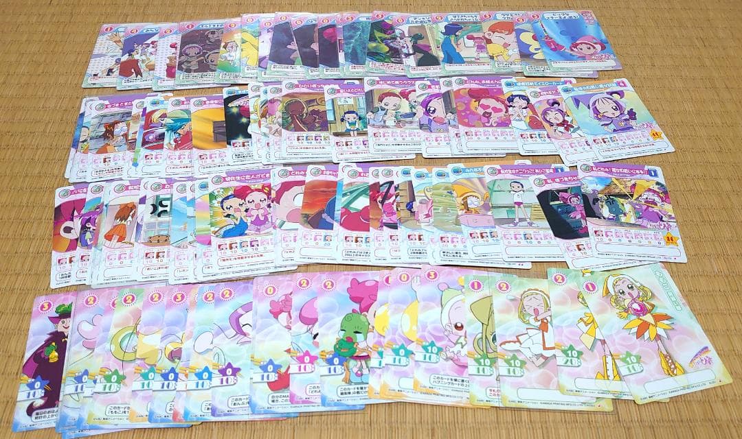 おジャ魔女どれみ　カードゲーム　キラ60枚、ノーマル約450枚まとめセット