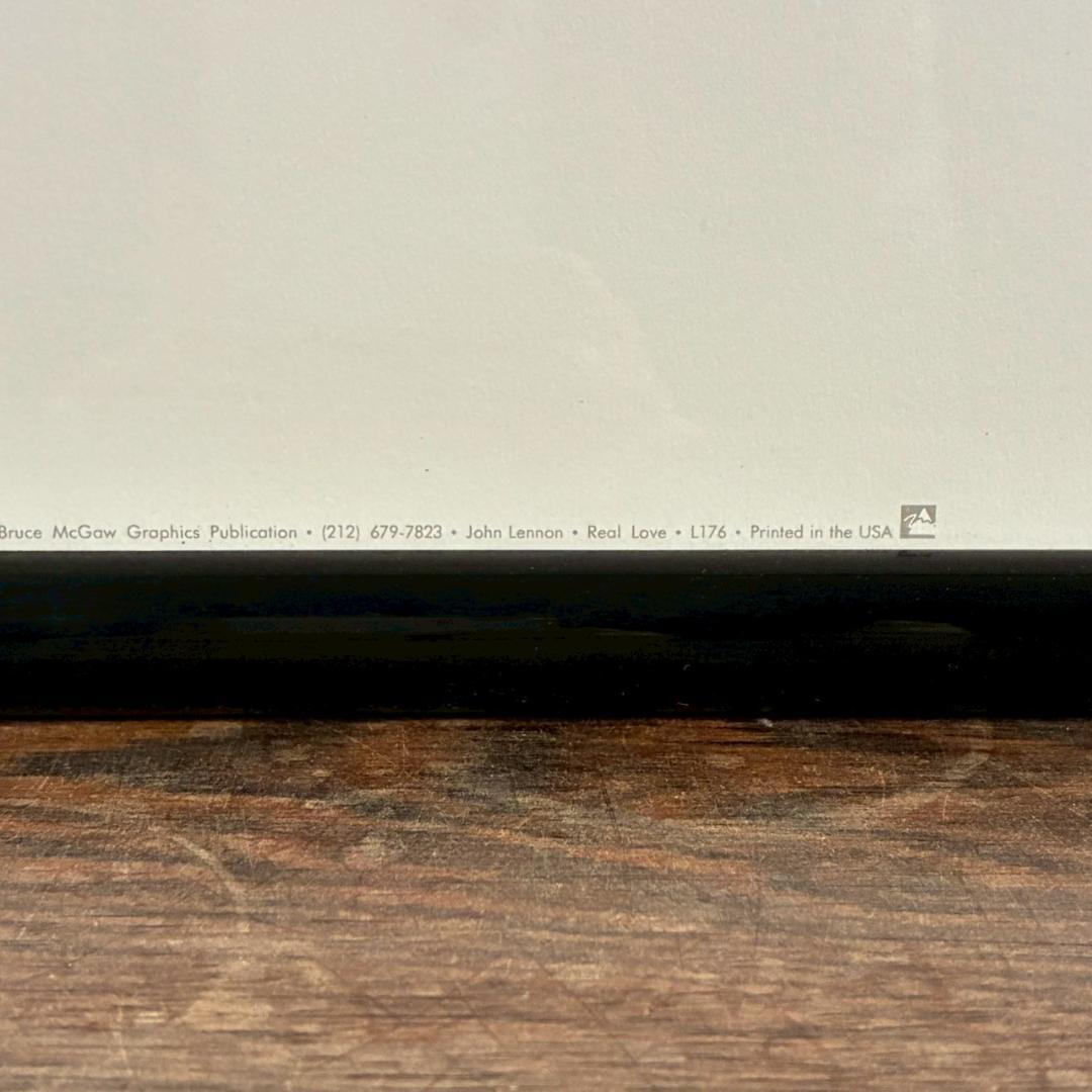 【最終値下げ】美品 ジョン・レノン「Real Love」リトグラフ 印章有