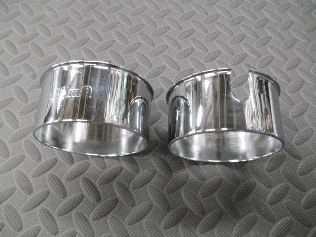 GS400 GS425 RG250 キジマ製　刻印入り　メッキメーターカバー