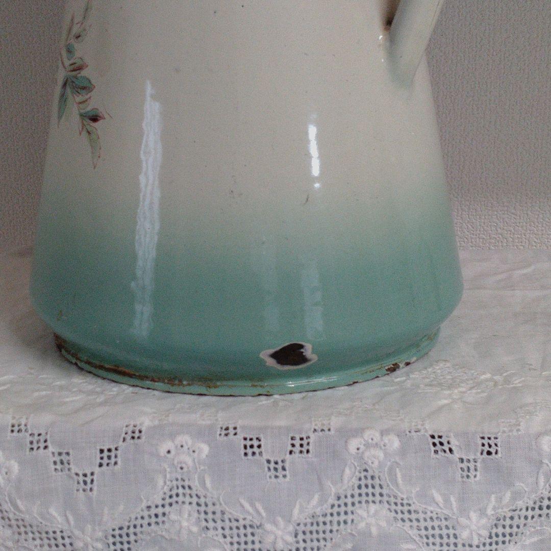 フランス　アンティーク　薔薇柄のジャグ