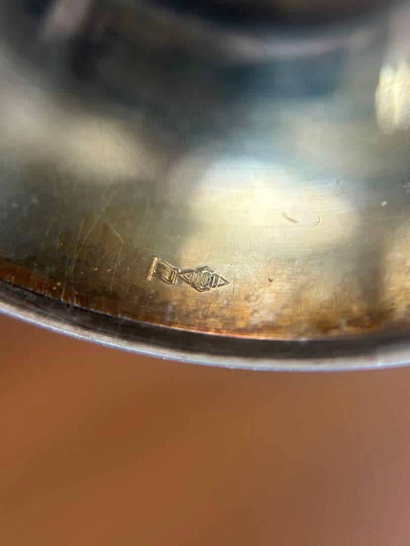 銀杯　農林内臣　贈　銀盃　純銀　SILVER 1000 造幣局　国旗　おまけ付き