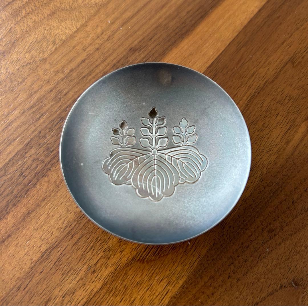 銀杯　農林内臣　贈　銀盃　純銀　SILVER 1000 造幣局　国旗　おまけ付き