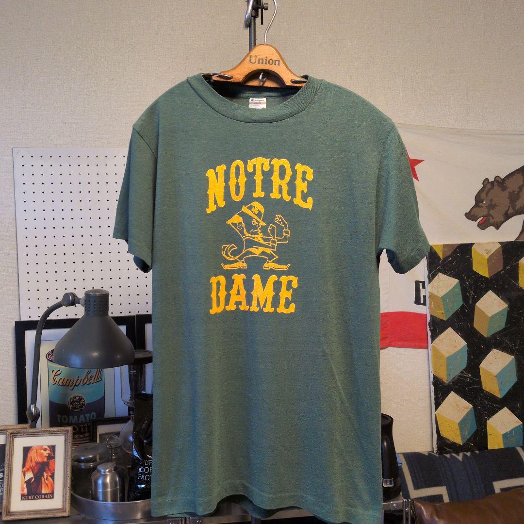 スマイルさん専用80s チャンピオン「NOTRE DAMEtシャツ