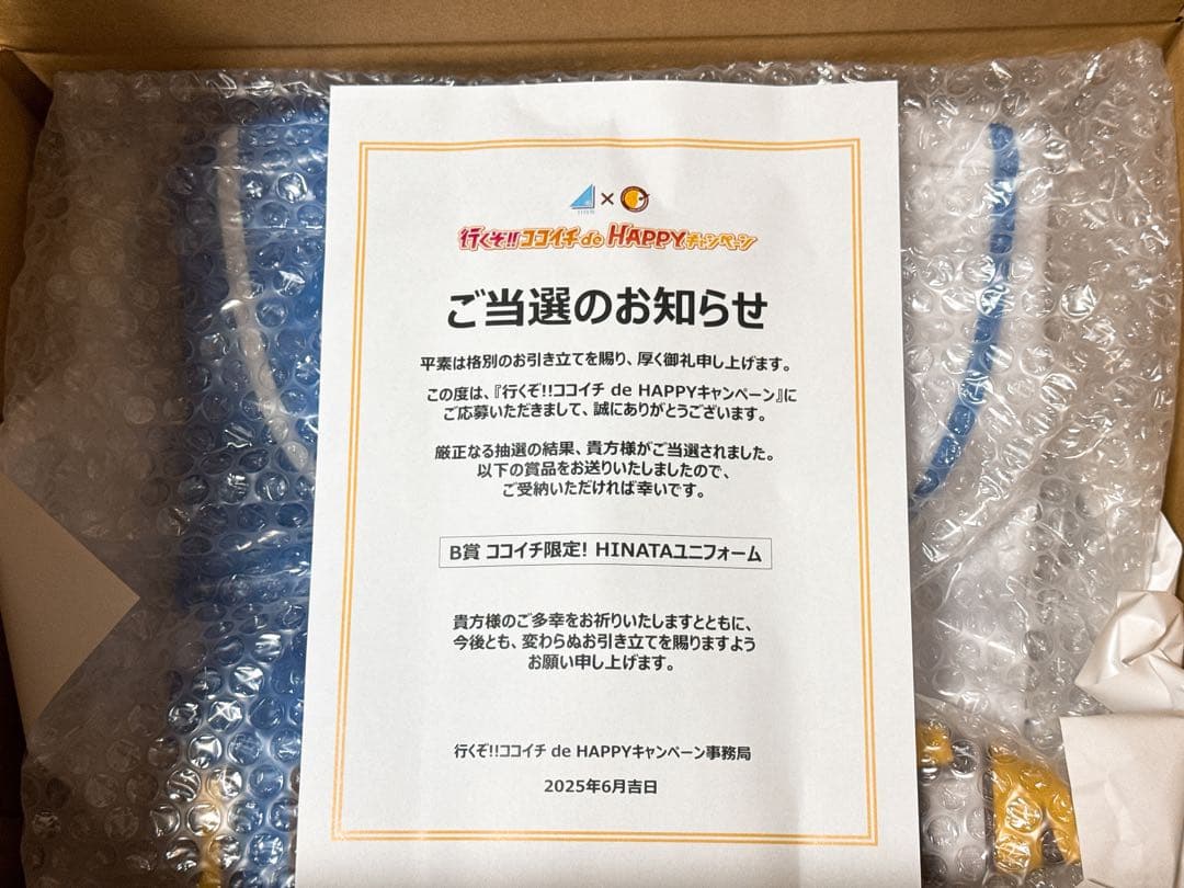 a*s様 ココイチ限定！　HINATAユニフォーム　CoCo壱　日向坂46