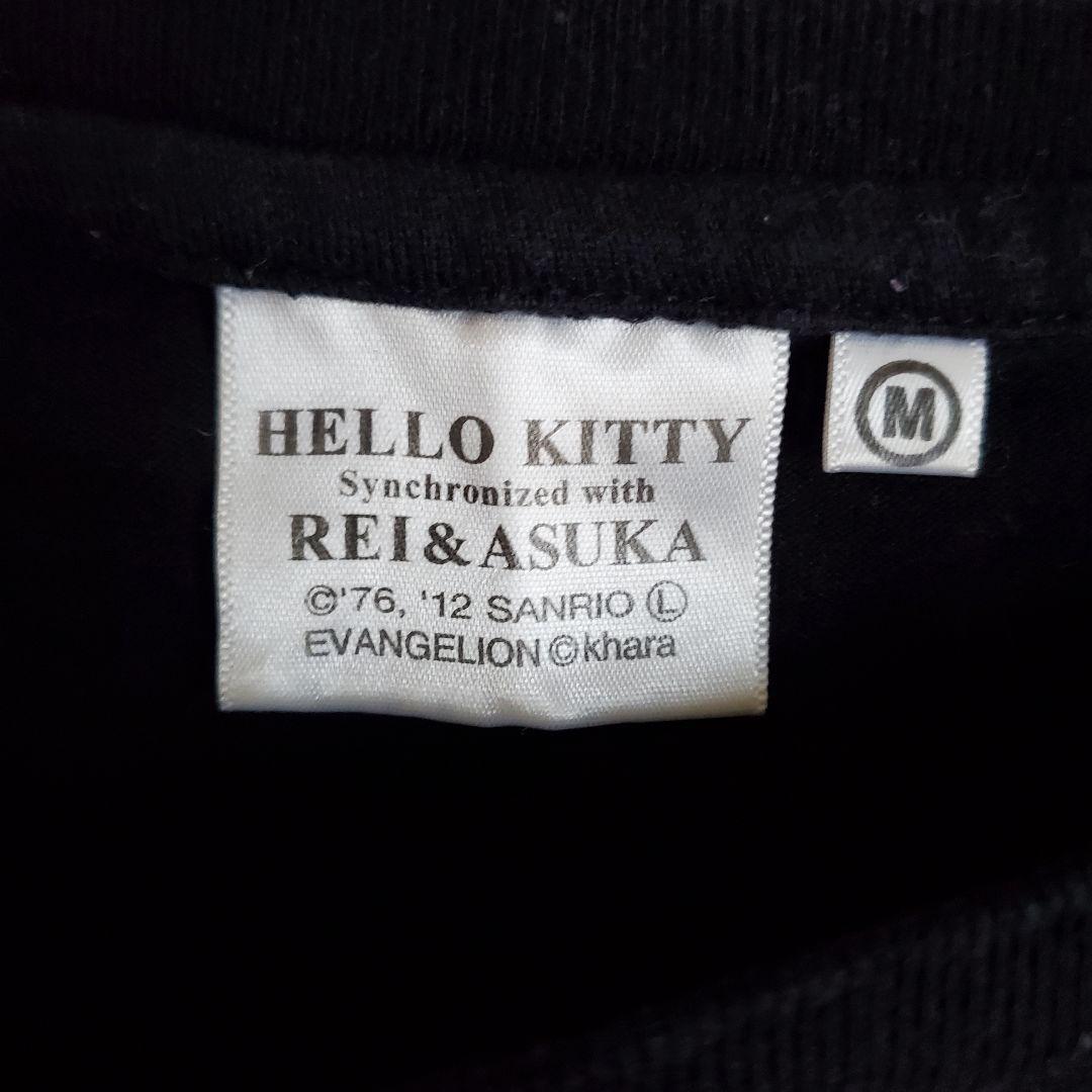 サンリオ ハローキティ 新世紀エヴァンゲリオン コラボ Tシャツ M 綾波レイ