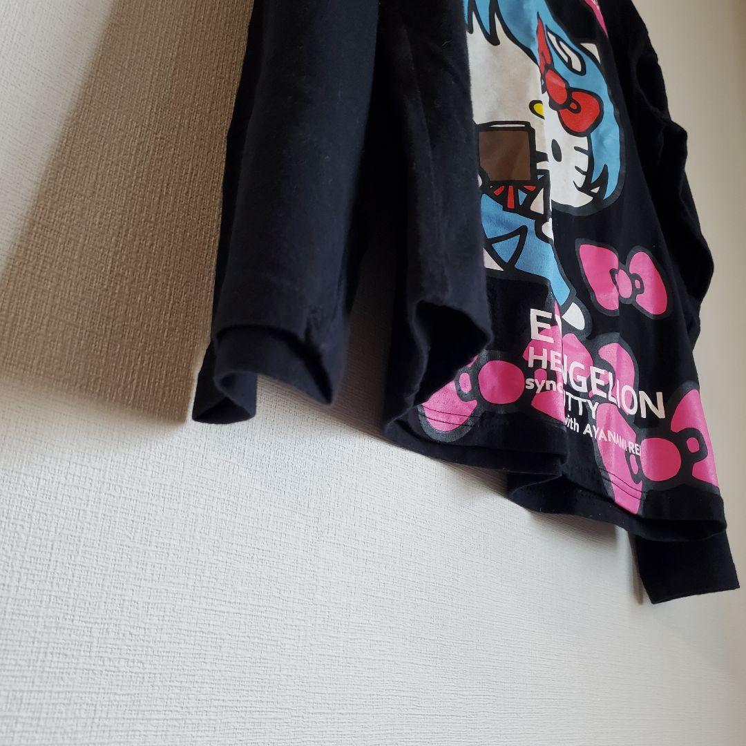 サンリオ ハローキティ 新世紀エヴァンゲリオン コラボ Tシャツ M 綾波レイ