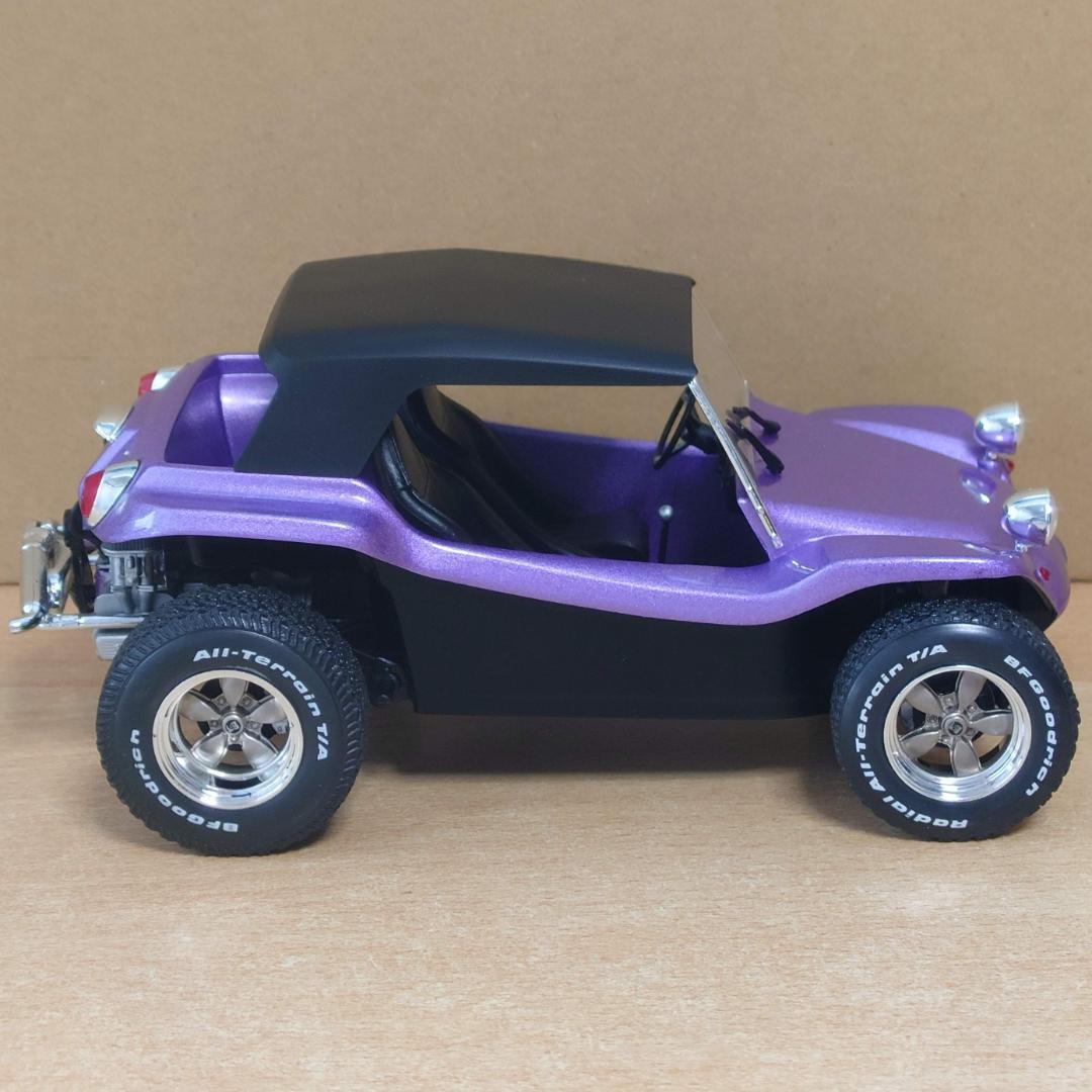 1/18 メイヤーズ マンクス バギー ソフトルーフ パープル ソリド製ミニカー