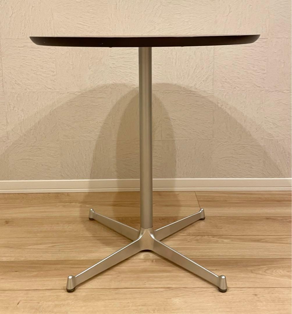 ひろし　ダイニングカフェテーブル円形　ローズウッド突板　φ700H730