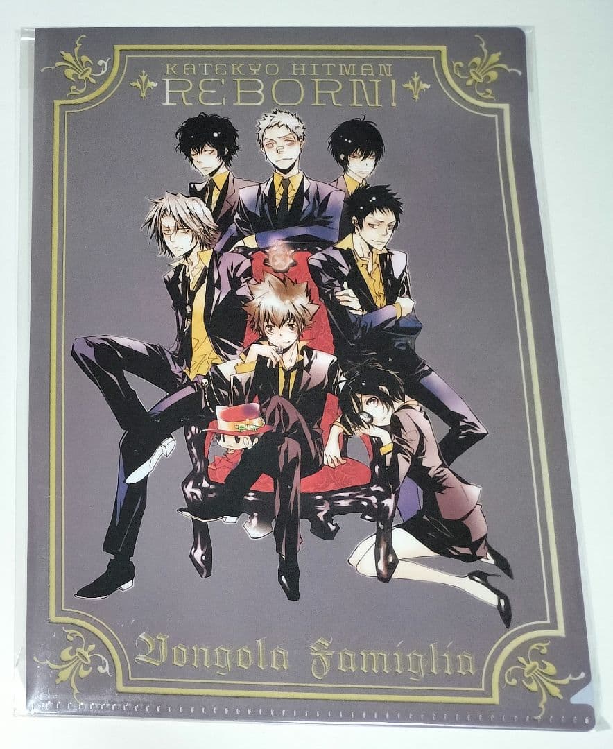 リボーン ボンゴレファミリー 原作 クリアファイル ジャンプショップ