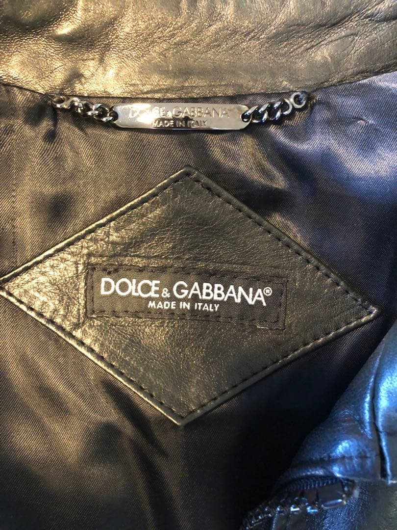 day　ドルチェアンド　ガッパーナ革ジャン