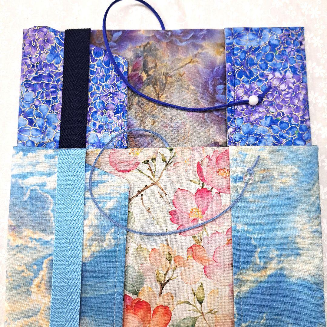 ねこのこ③ブックカバー、ポーチ