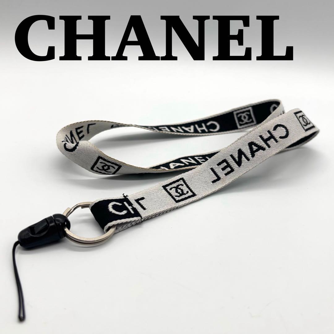 希少✨️ CHANEL スマホショルダー 携帯ストラップ ロゴ ココマーク