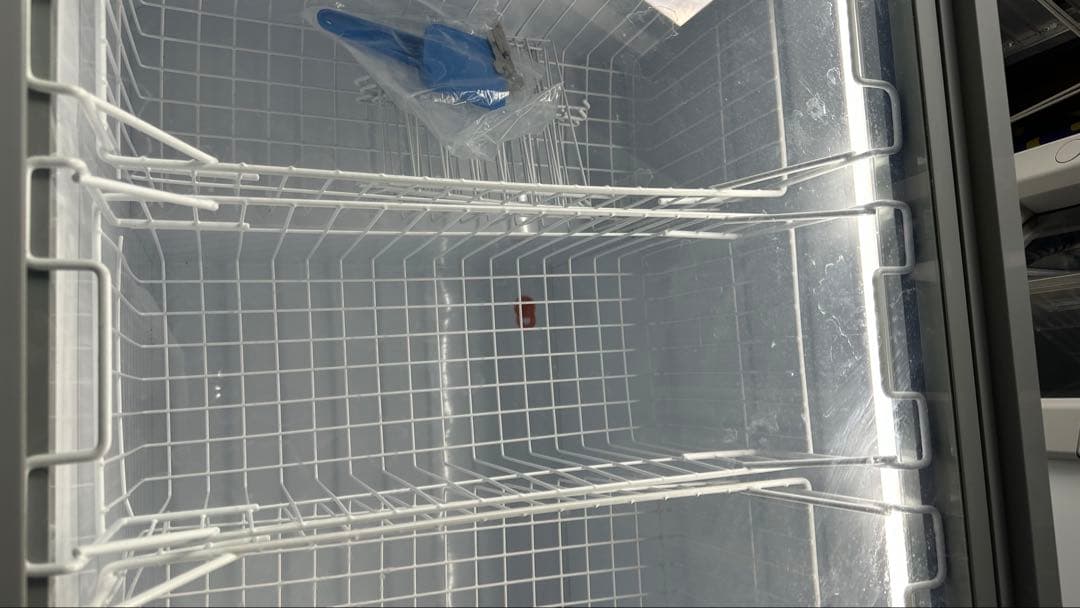 フリーザー ワイヤーバスケット付き デジタル温度表示