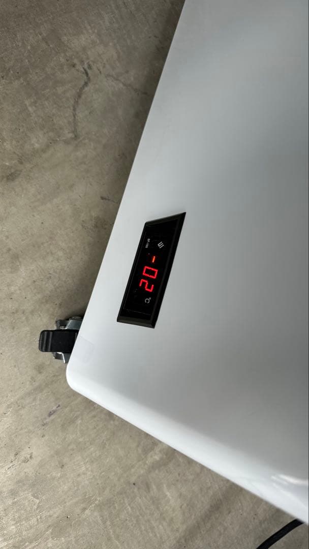 フリーザー ワイヤーバスケット付き デジタル温度表示