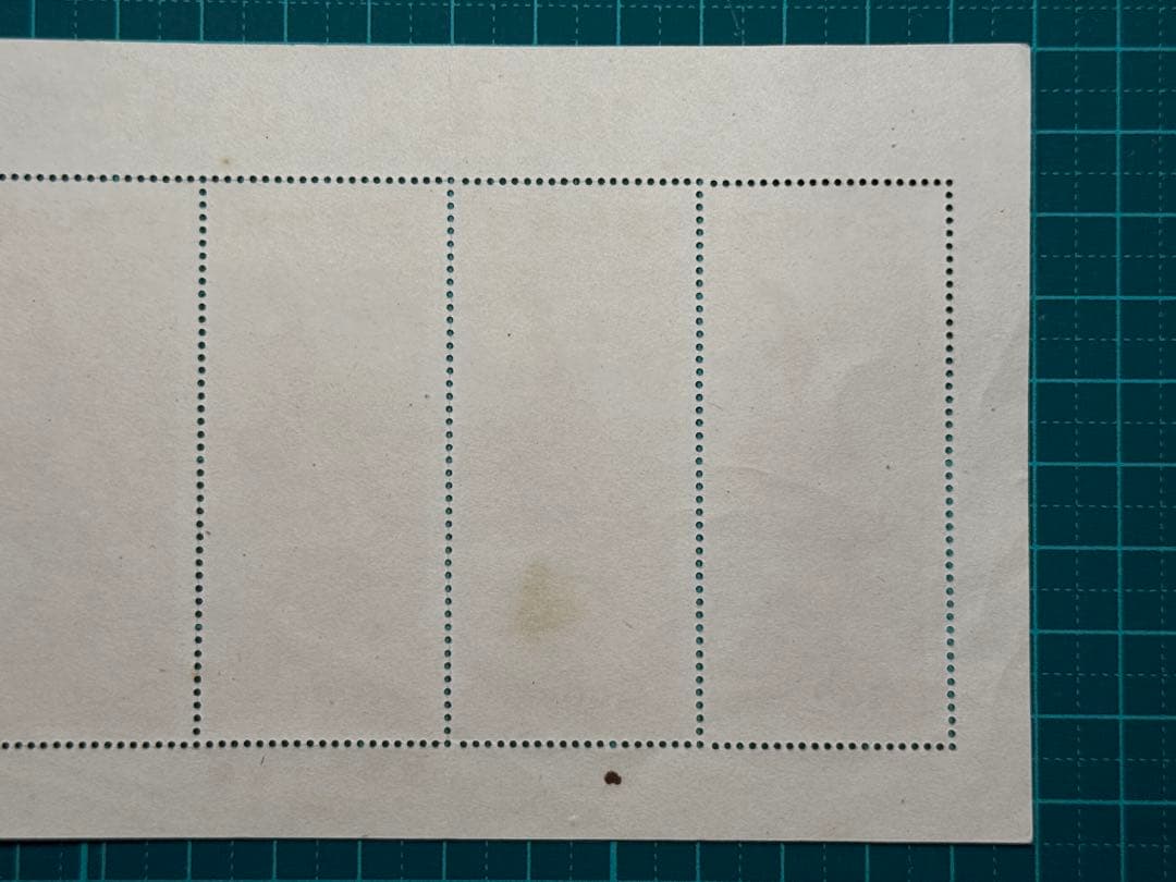 未使用 切手趣味の週間記念 切手 見返り美人 シート 昭和二十三年 ノリなし