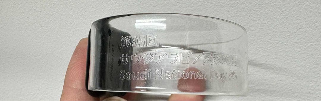 万博 サウジアラビアナショナルデー限定　 バック&ピンバッジ団扇やスカーフは薔薇