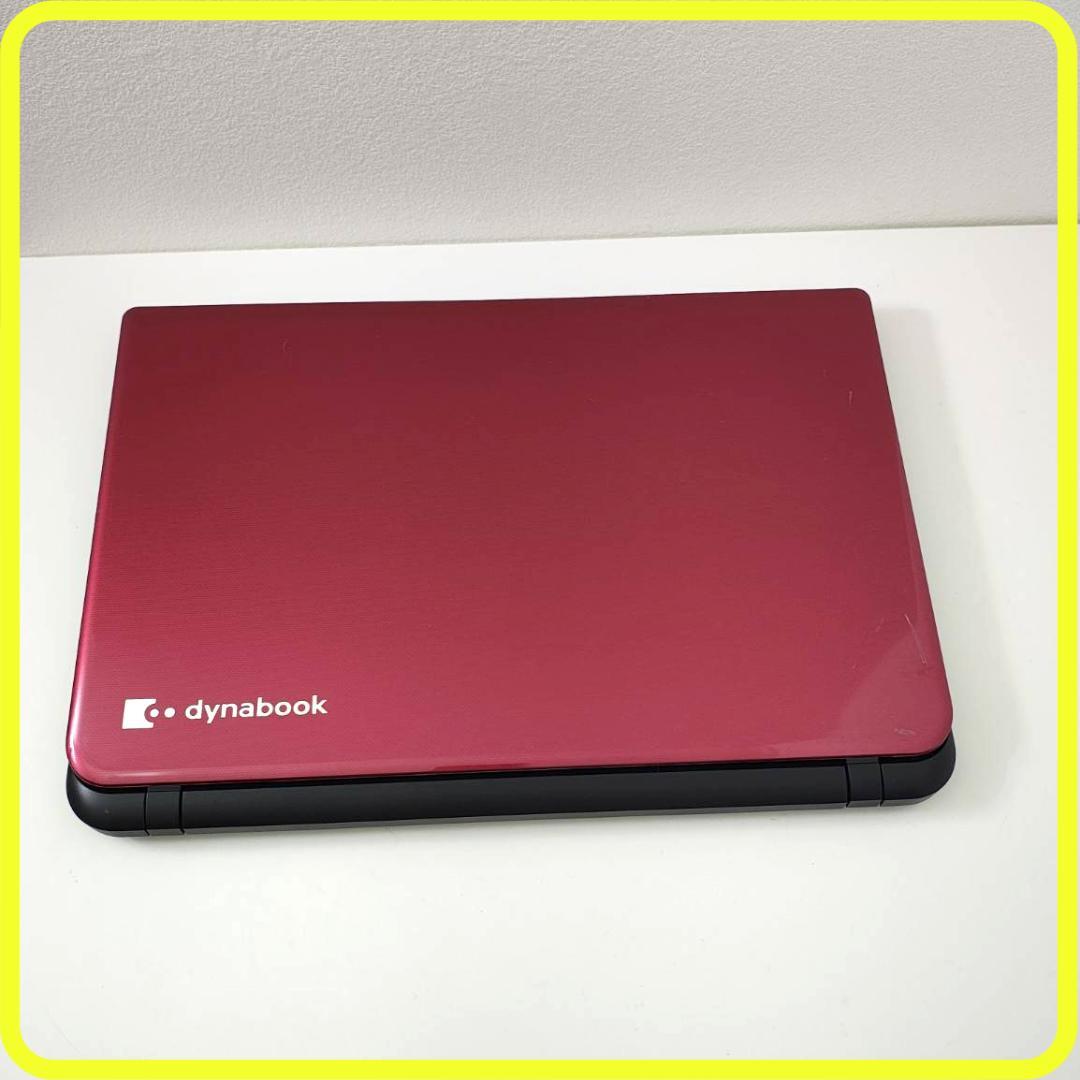 赤　新品SSD256GB⭐️windows11ノートパソコン　カメラ　798