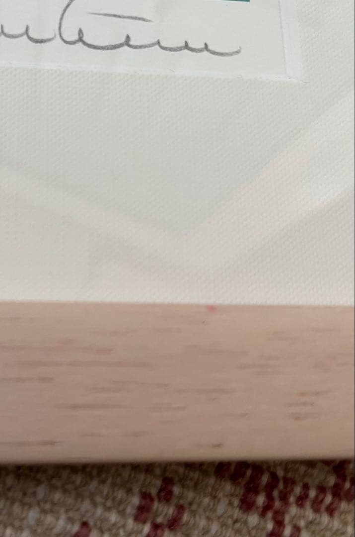 版画　限定　サイン、エデション番号有　額入り　蓮　グリーン系　ジニーキム　睡蓮