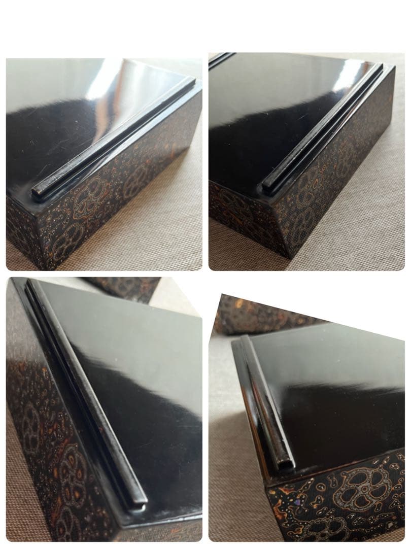 若狭塗　四段重　重箱