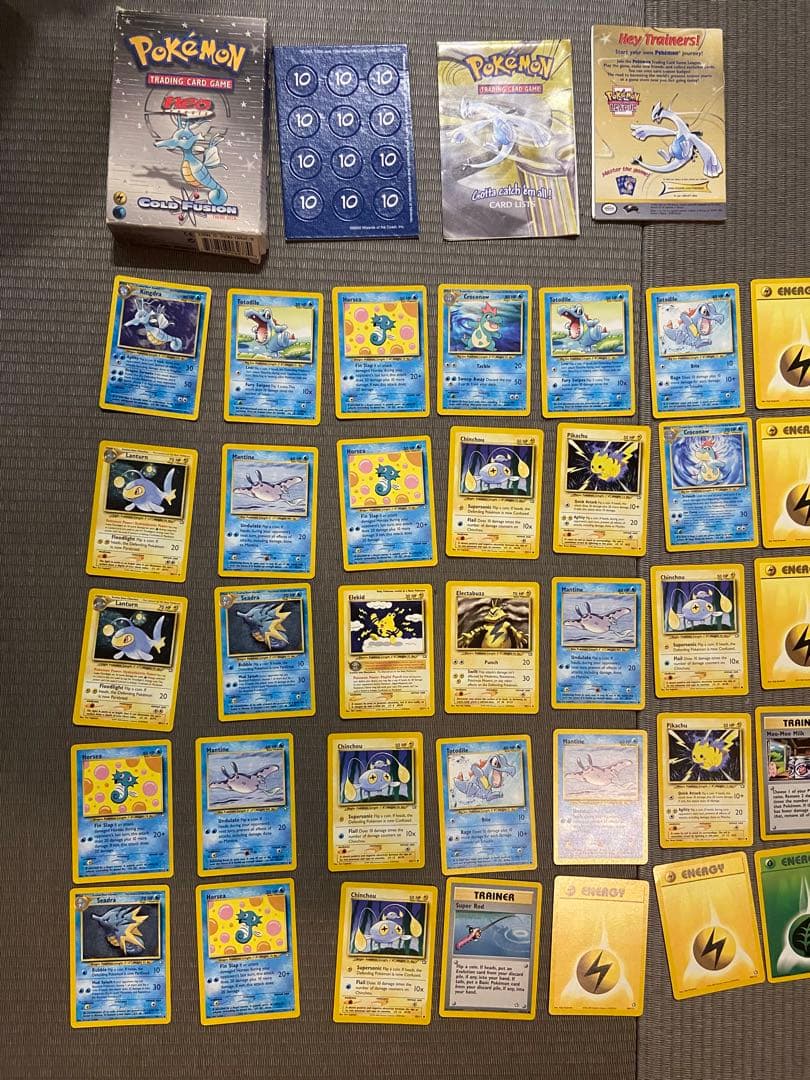 超希少　ポケモンカードneo 旧裏　スターターデッキ2セット