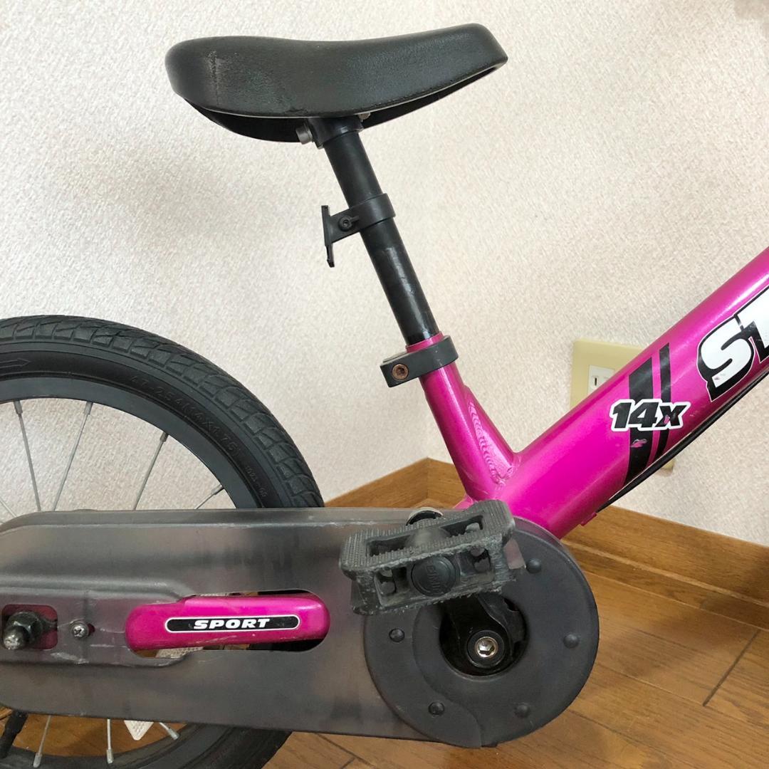 STRIDER 14X ストライダー スポーツ ピンク 付属品アリ