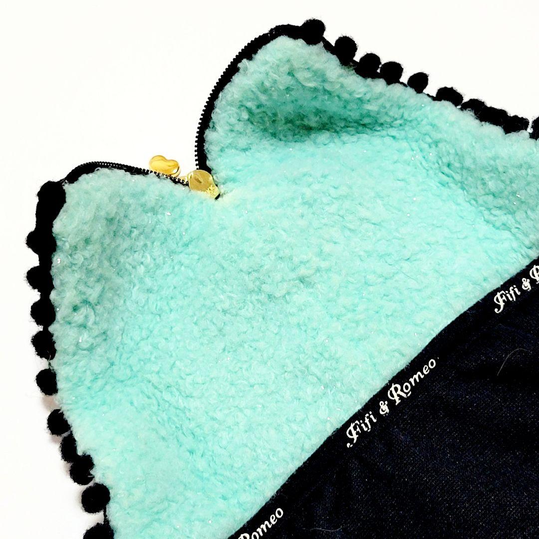 【Fifi&Romeo/フィフィ&ロメオ】ベロアパーカーベスト ブラック XS