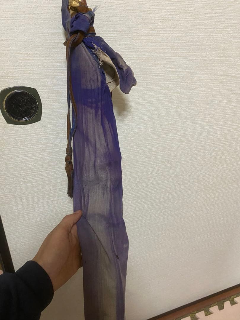 軍刀革鞘付き竹刀日本刀模造刀日本軍指揮官刀全長100cm