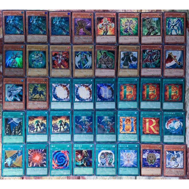 遊戯王 本格　E・HEROデッキ　構築済み