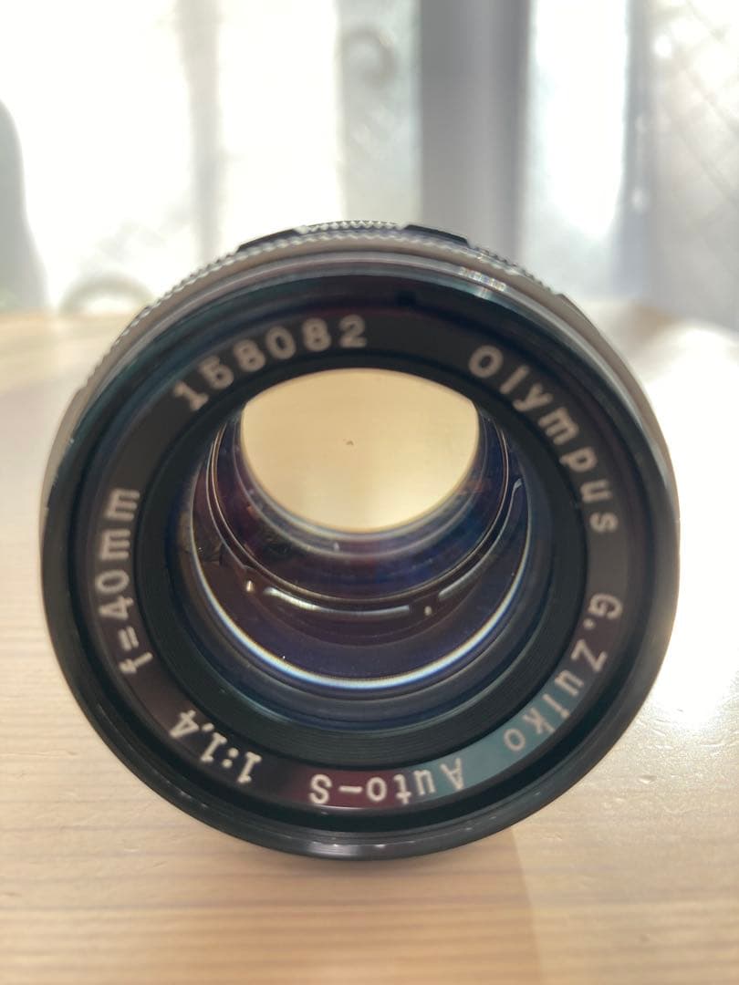 【難あり】OLYMPUS-PEN FTとG.ZUIKO 40mm F1.4レンズ