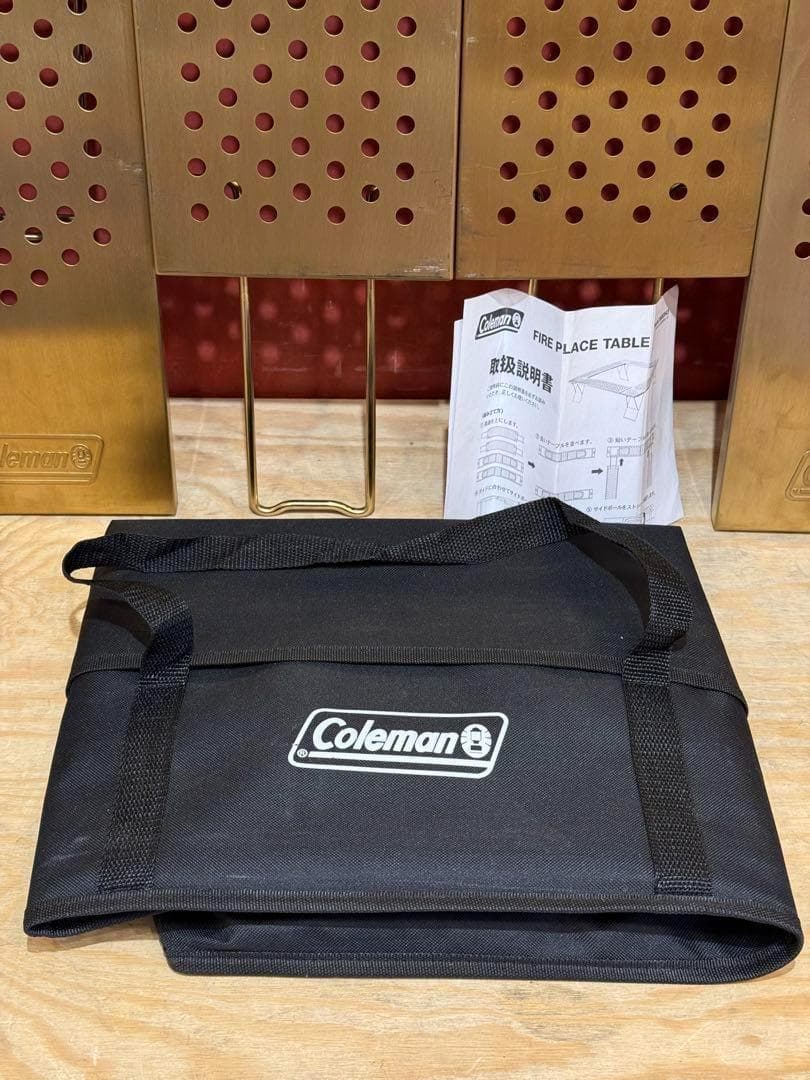 Coleman コールマン ファイヤープレイステーブル ゴールド 囲炉裏テーブル