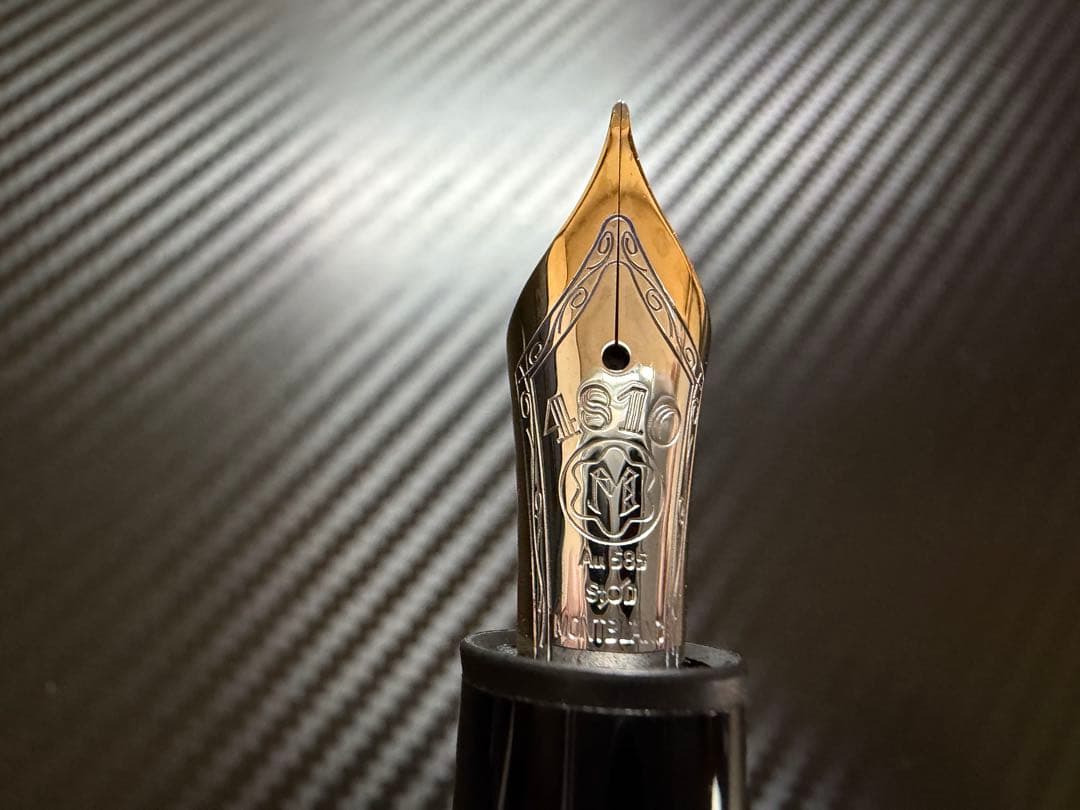 未使用に近い モンブラン ル・グラン 146 中白 M 万年筆 Au585刻印