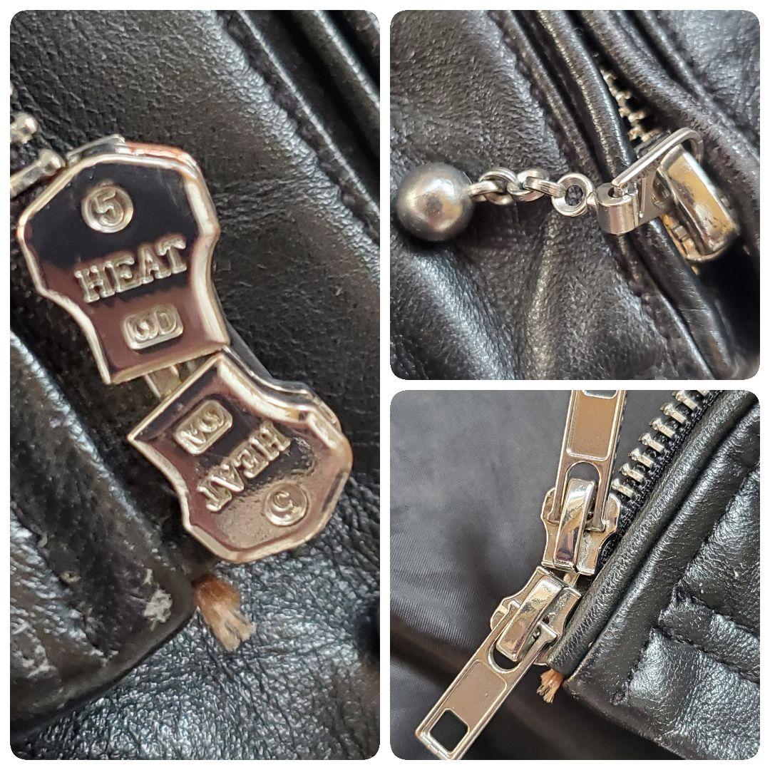 極美品 LHP lazy hazy planet シングル ライダース L 黒