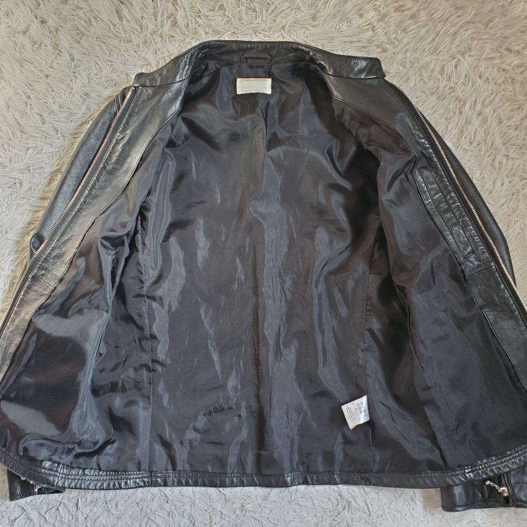 極美品 LHP lazy hazy planet シングル ライダース L 黒