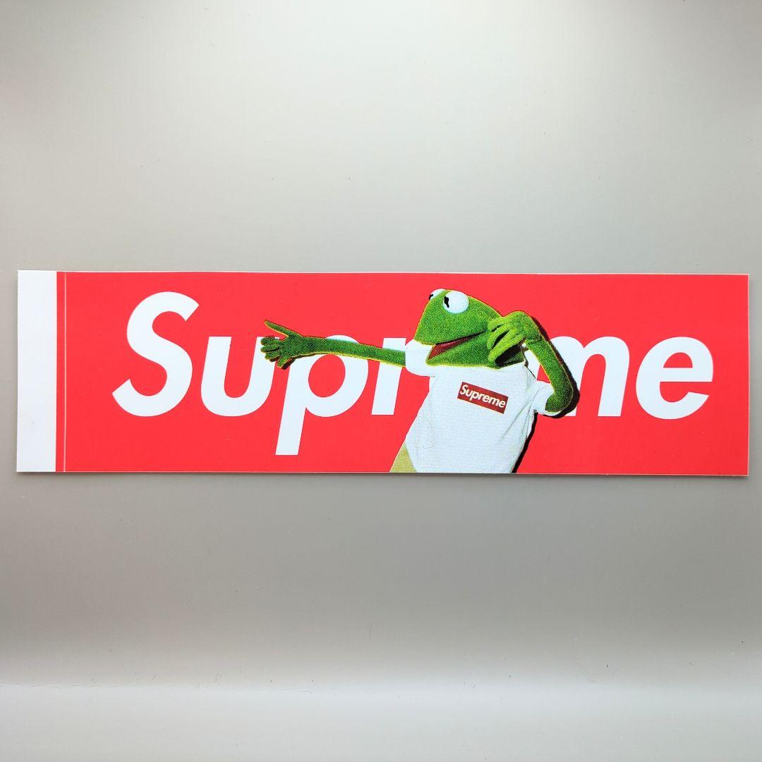 小物 SUPREME KERMIT THE FROG BOX LOGO STICKER