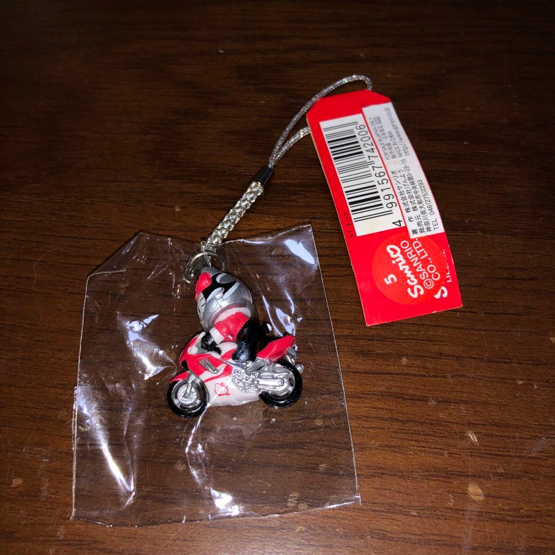ハローキティ　ご当地キティ バイク ストラップ RACING TEAM 2001