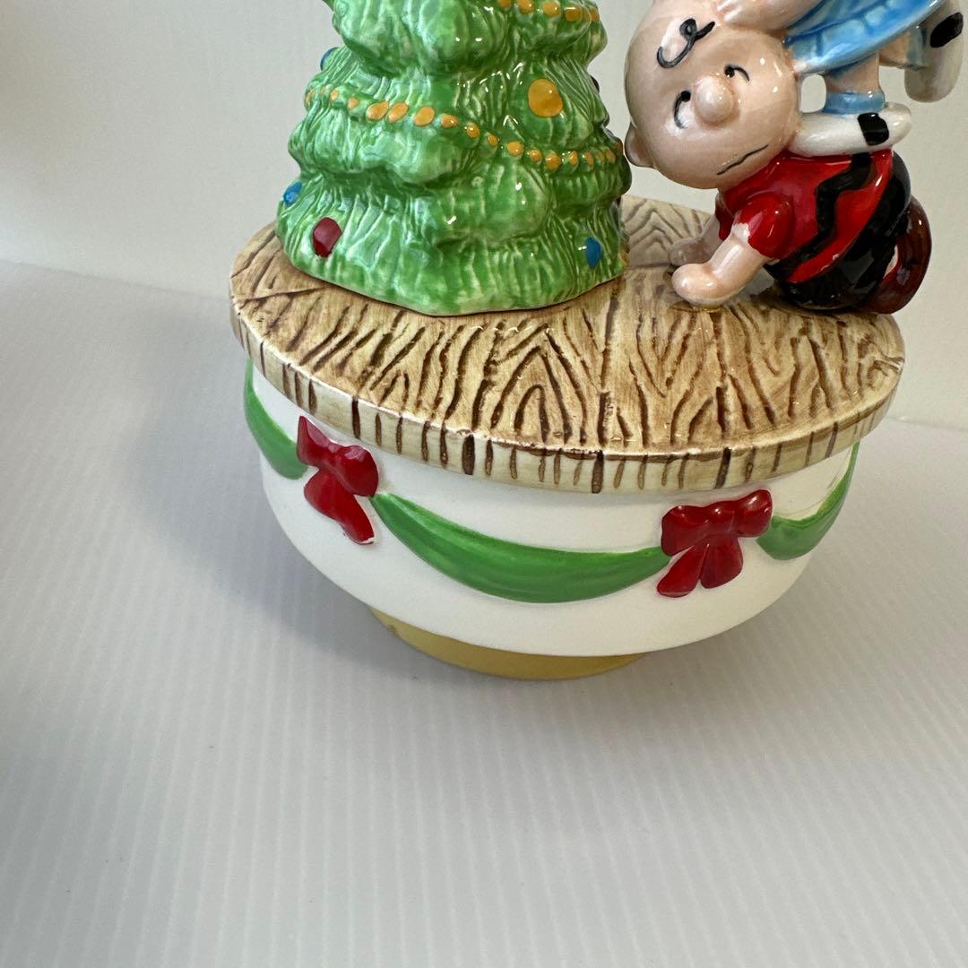 オルゴール　スヌーピー snoopy peanuts schmid ビンテージ