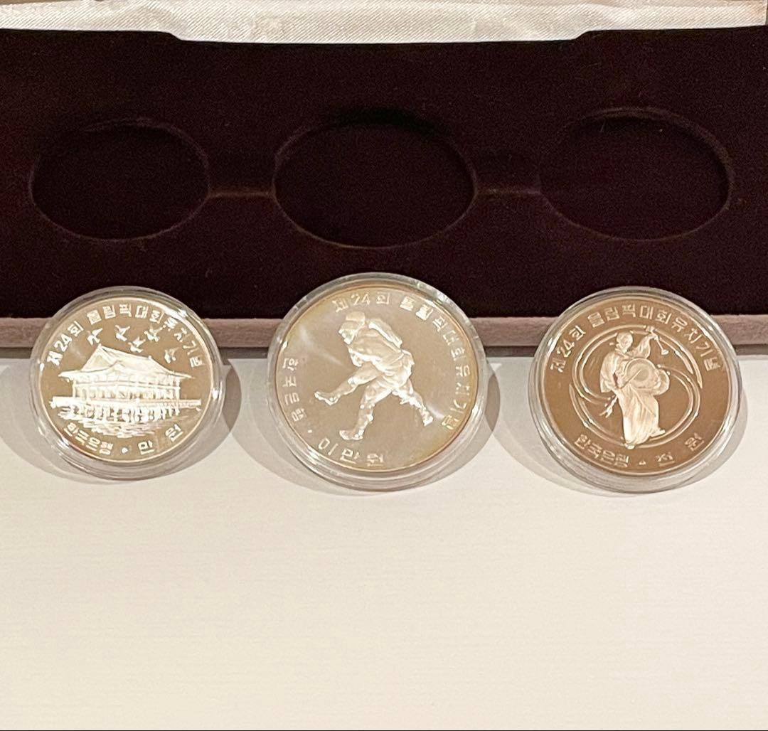 1983年 韓国 ソウルオリンピック記念硬貨 銀貨