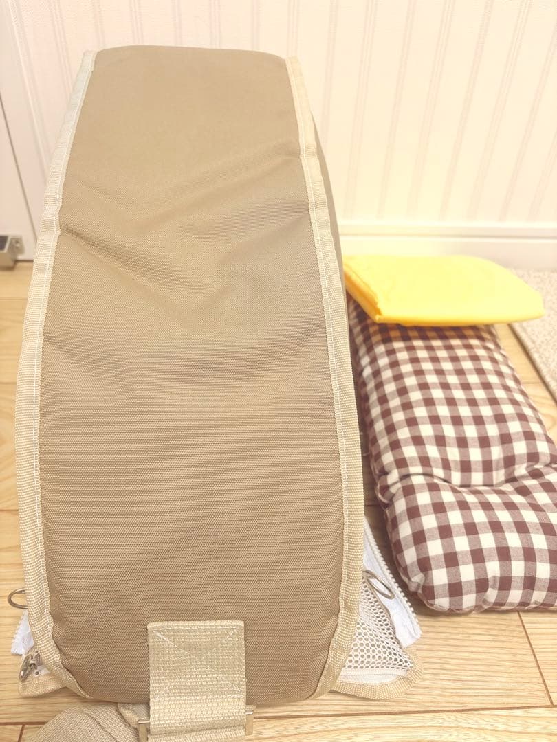 FUNDILE ベージュキャリーバッグ　スタンダード　「黄色い中敷きパッド」付属