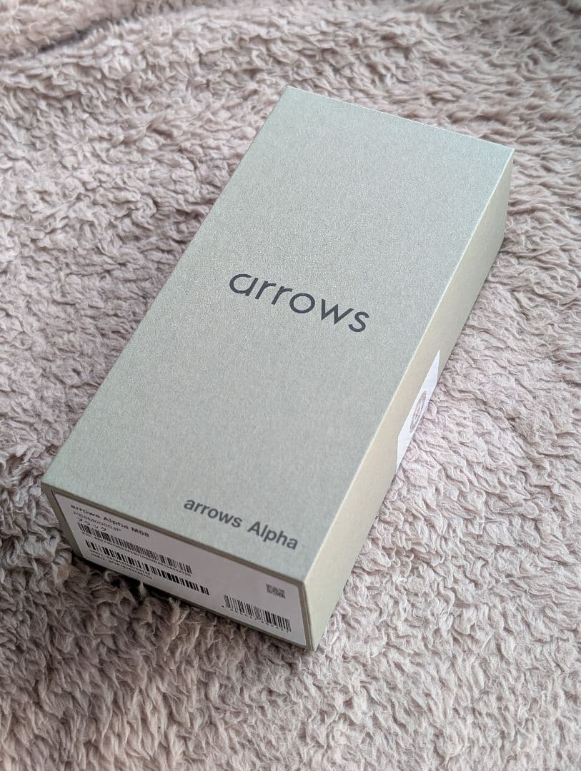 新品未開封 arrows Alpha M08 ブラック