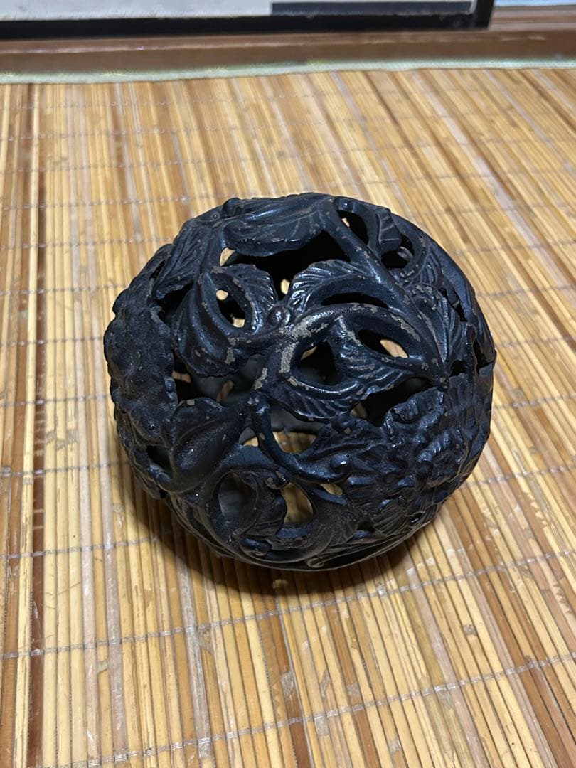 ブロンズ製獅子の彫刻 アンティーク 工芸品 漆芸 美術品 アート レトロ 昭和