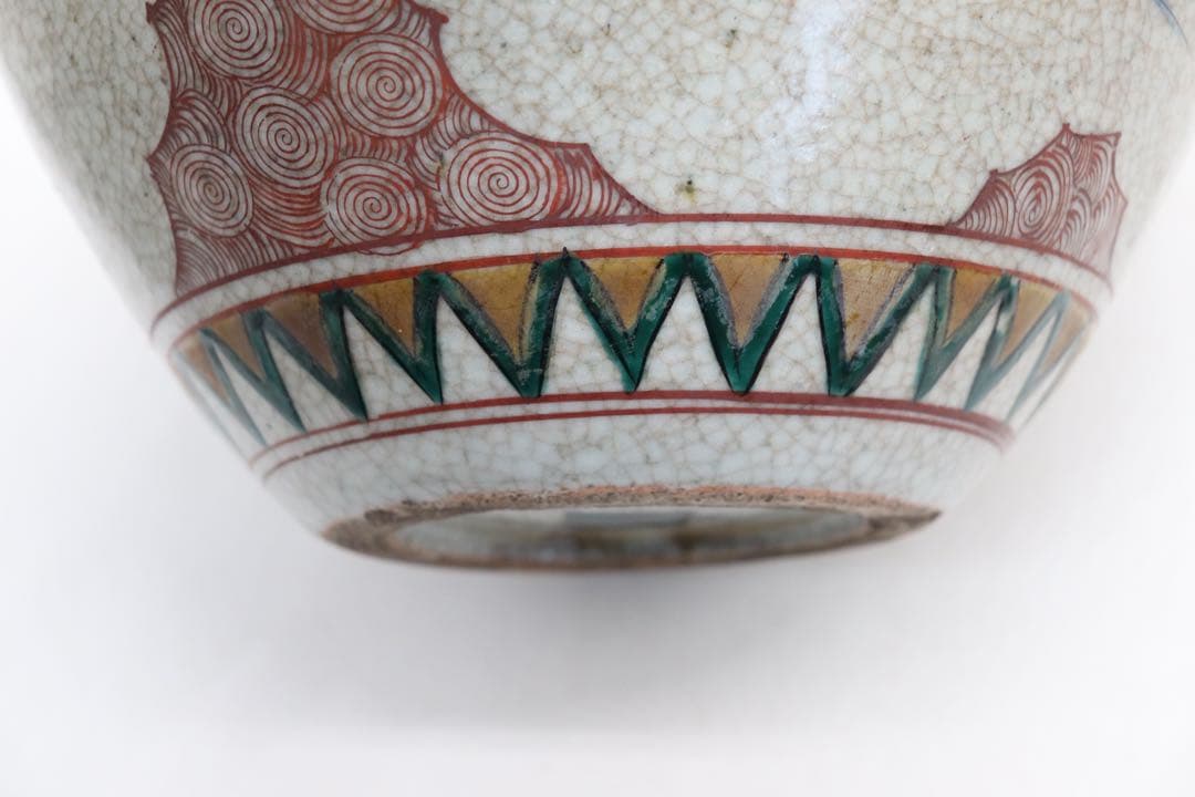 時代　九谷焼　瓶　古九谷　送料込み250205