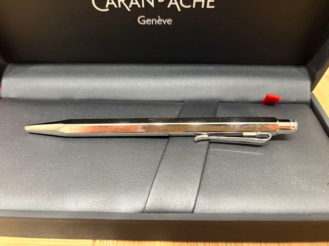 カランダッシュ ボールペン エクリドール マヤ シルバー　ロジウムプレート