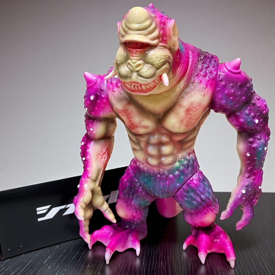 珍カラー 幻獣ガエザル シカルナ工房 ソフビ フィギュア 一つ目