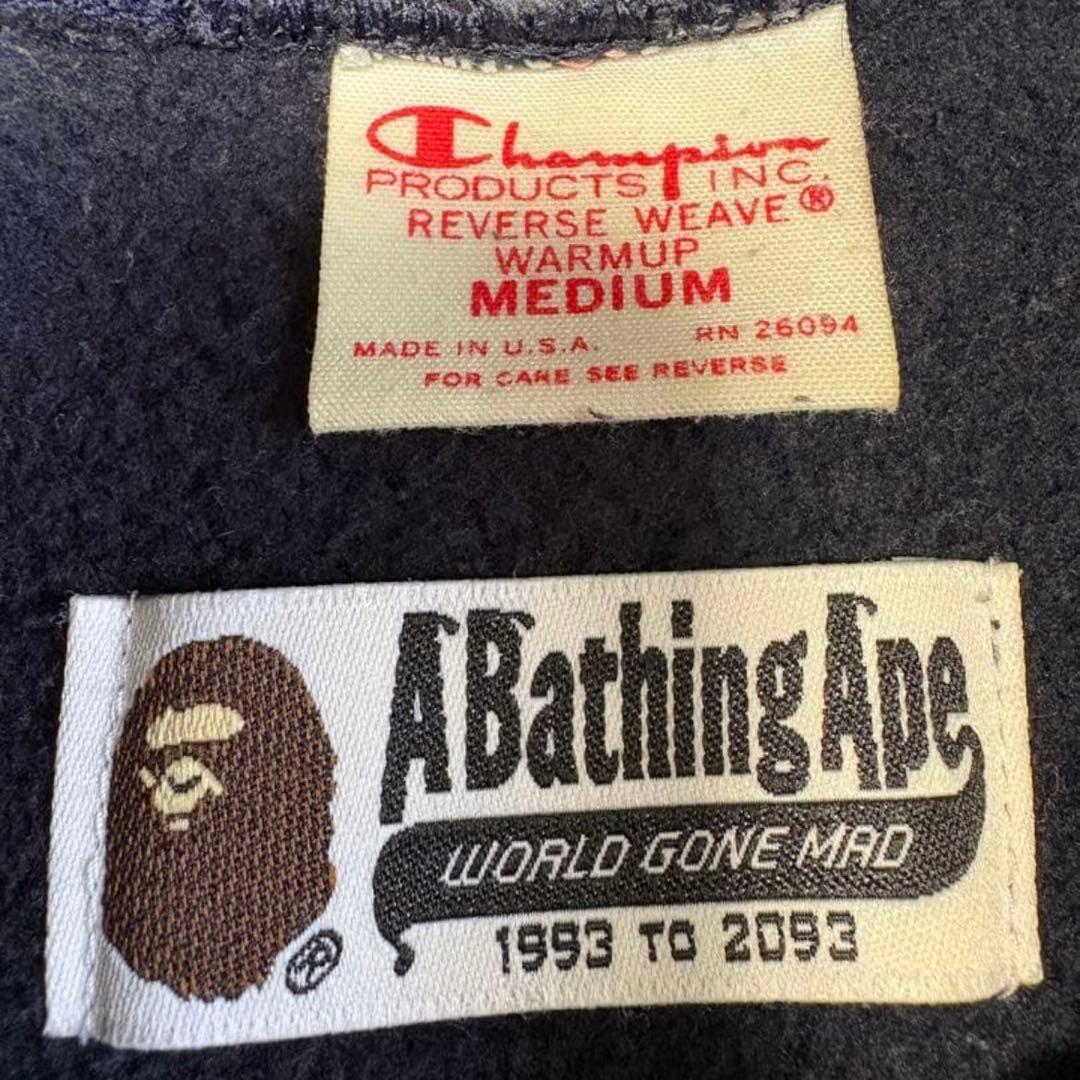 A Bathing Ape パーカーChampion リバースウィーブ 00s