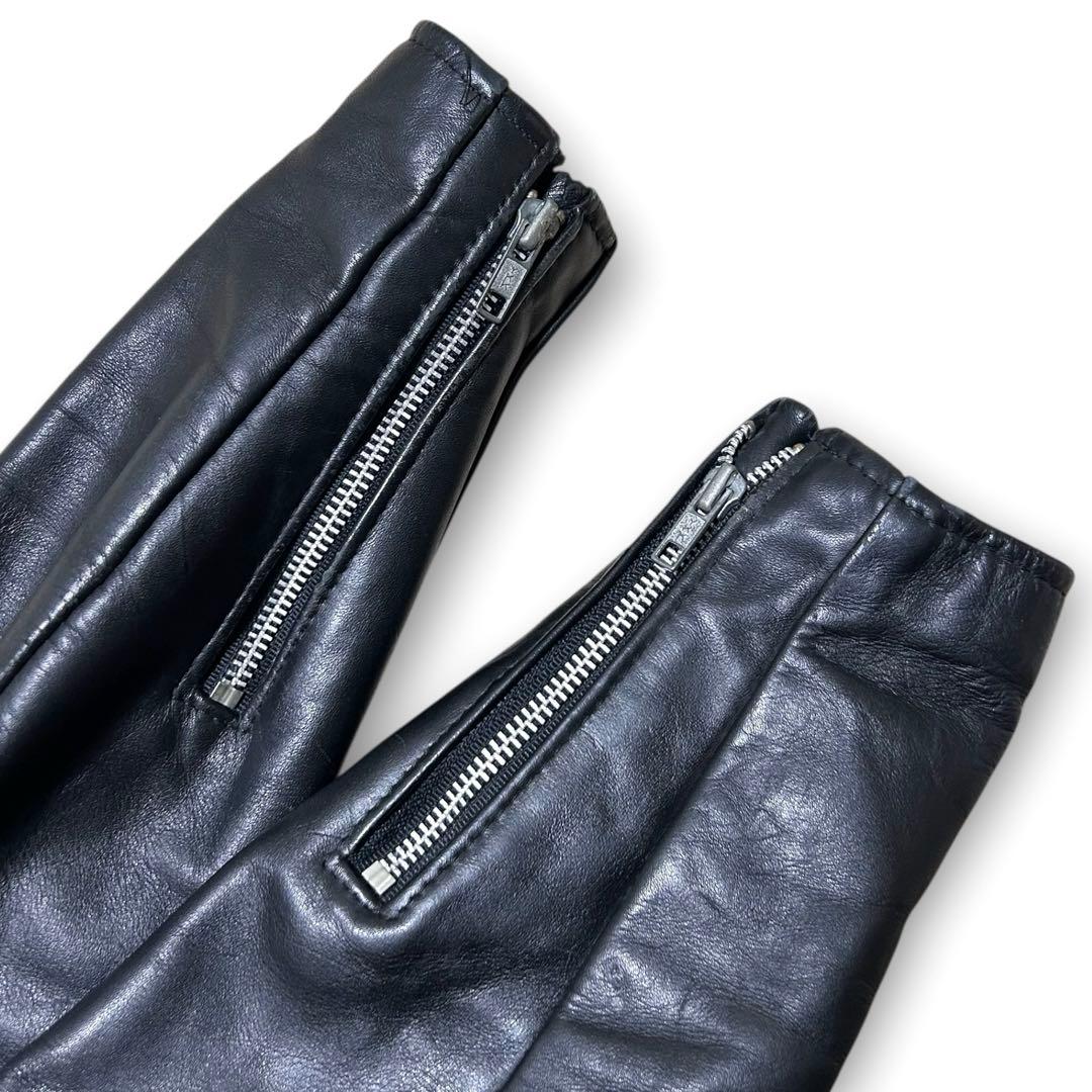 専用！品番 Schott 643 レザー シングルライダース 34 ボアライナー