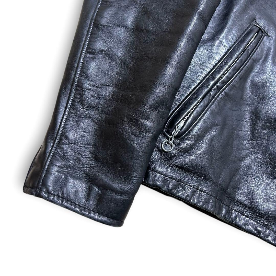 専用！品番 Schott 643 レザー シングルライダース 34 ボアライナー