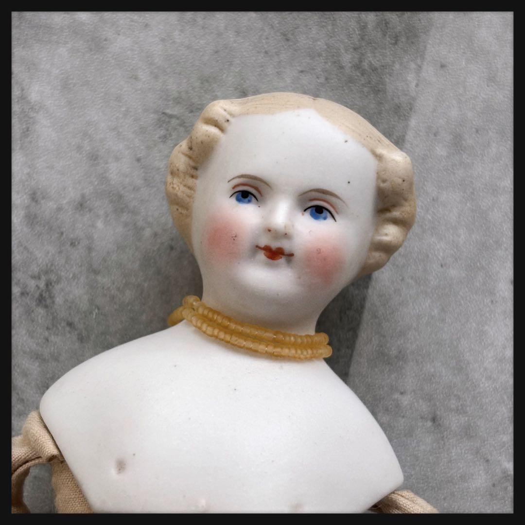 レアアンティーク パリアンドール　ビスクドール　チャイナヘッドドール