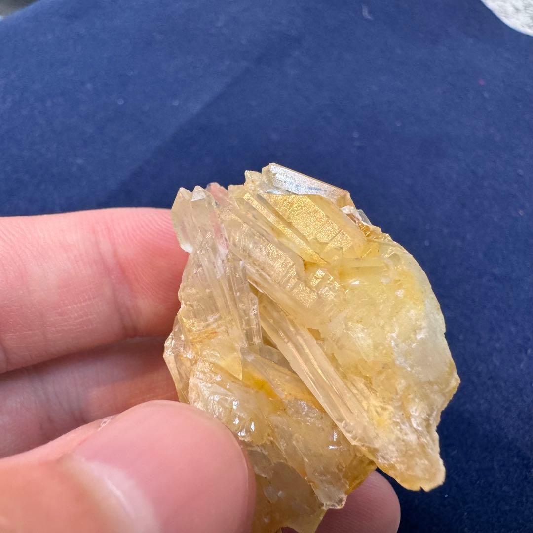 レモン水晶 国産鉱物 奈良 希少