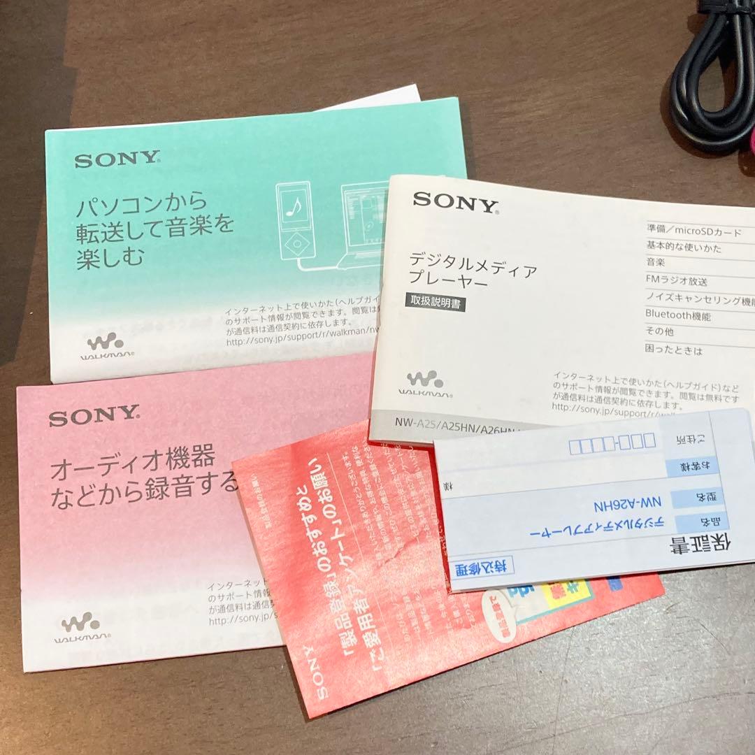 ★美品★ ソニー ウォークマン NW-A26HN 32GB イヤホン付
