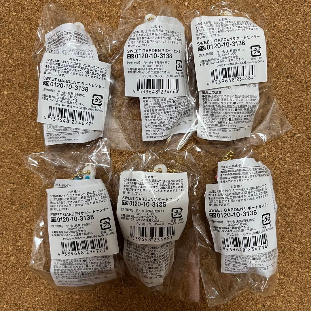 キンプリ PVC キーホルダー 6個セット☆スイートガーデン